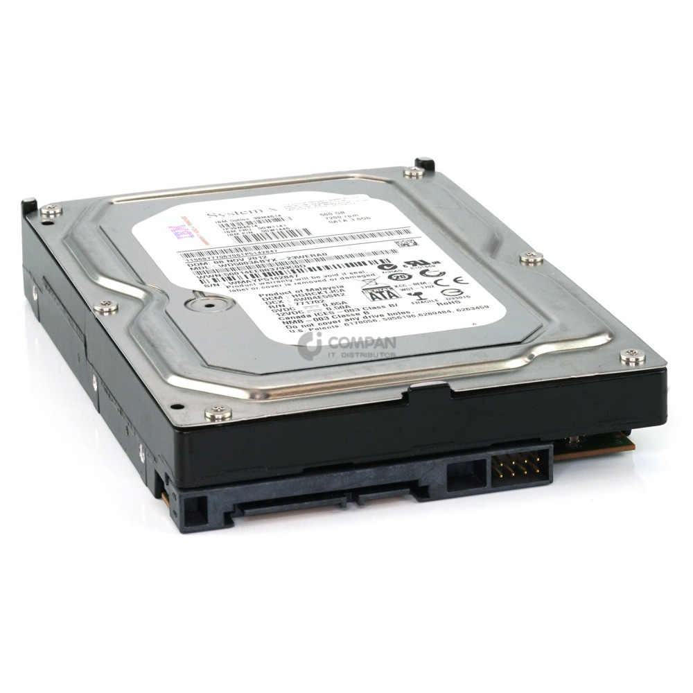 00W1141 IBM HDD 500GB 7.2K SATA 3G 3.5" LFF